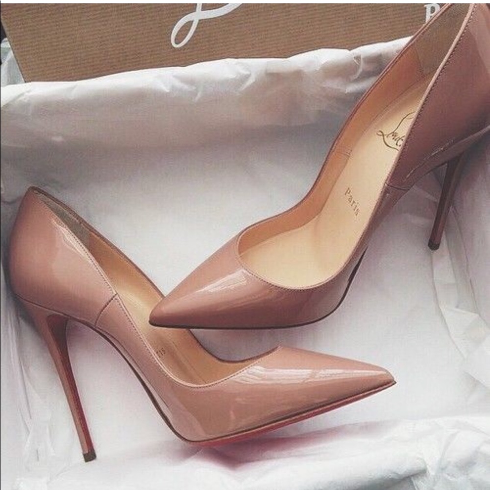 Christian Louboutin Nude So Kate Heels